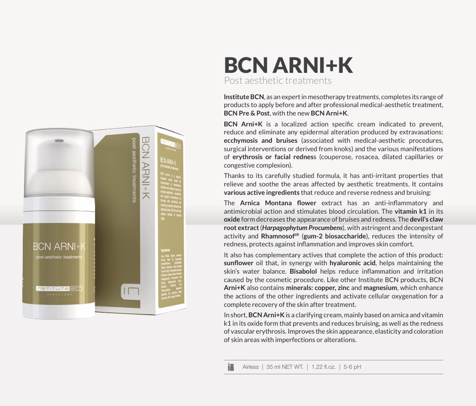 Post-Aesthetic Treatment Cream (BCN Arni-K, 1 x 35ml)